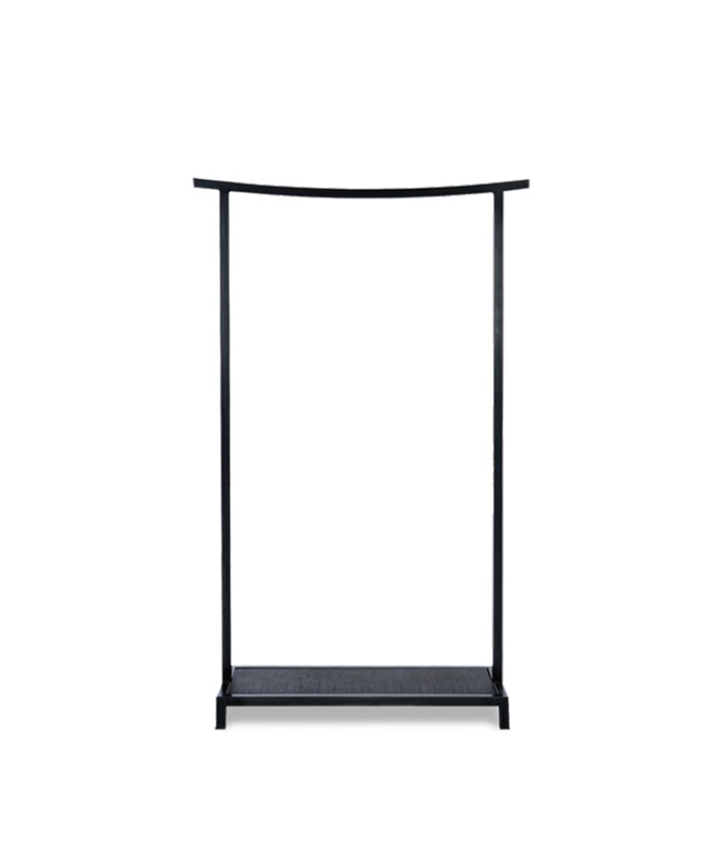 Appendiabiti da terra in legno con 12 ganci girevoli e portaombrelli, Appendi cappotti per ingresso 182x48x48cm 4 Colori